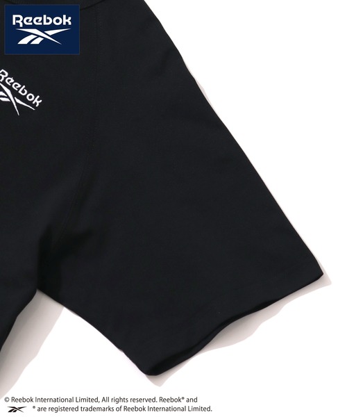 Reebok（リーボック）の「【Reebok/リーボック】刺繍ロゴ クロップド丈 ラグラン半袖Tシャツ（Tシャツ/カットソー・レディース・ネイビー×ホワイト/ブラック/ホワイト×ブラック・M/L）」の12枚目の写真