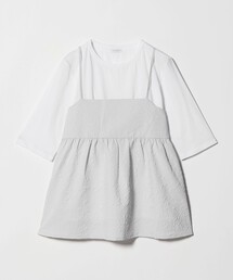 エンボスキャミ+Tシャツ ‐セットアイテム‐<A DAY IN THE LIFE>