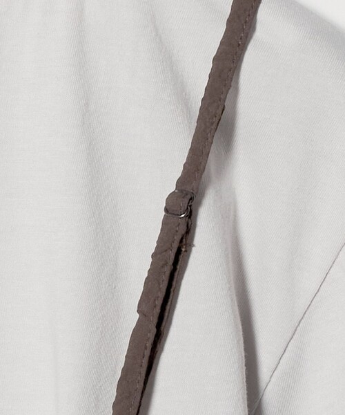 A DAY IN THE LIFE UNITED ARROWS(アデイインザライフユナイテッドアローズ)の「エンボスキャミ+Tシャツ ‐セットアイテム‐<A DAY IN THE LIFE>(Tシャツ/カットソー・レディース・ブラック/ダークブラウン/ナチュラル/グレー系・FREE)」の15枚目の写真