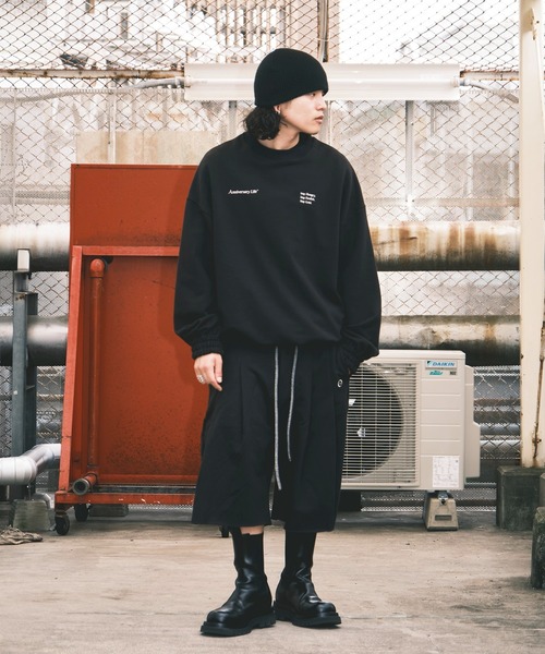 SHINYAKOZUKA（シンヤコヅカ）の「CONZ別注　ORDINARY HOME BAGGY SHORTS/ハーフパンツ/スウェットパンツ/夏服/SHINYAKOZUKA（その他パンツ・メンズ・ホワイト/ブラック/グレー・L/M/S）」の8枚目の写真