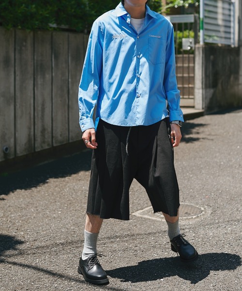 SHINYAKOZUKA（シンヤコヅカ）の「CONZ別注　ORDINARY HOME BAGGY SHORTS/ハーフパンツ/スウェットパンツ/夏服/SHINYAKOZUKA（その他パンツ・メンズ・ホワイト/ブラック/グレー・L/M/S）」の5枚目の写真