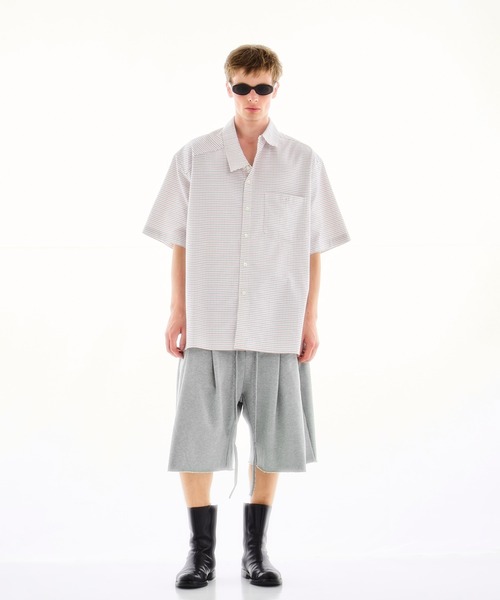 SHINYAKOZUKA(シンヤコヅカ)の「CONZ別注 ORDINARY HOME BAGGY SHORTS/ハーフパンツ/スウェットパンツ/夏服/SHINYAKOZUKA(その他パンツ・メンズ・ホワイト/ブラック/グレー・L/M/S)」の7枚目の写真