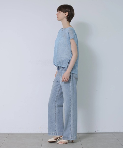 CADUNE(カデュネ)の「ハートセンタープレスデニム(その他パンツ・レディース・ブルー/ネイビー/ライトブルー・38/36/34/40)」の18枚目の写真