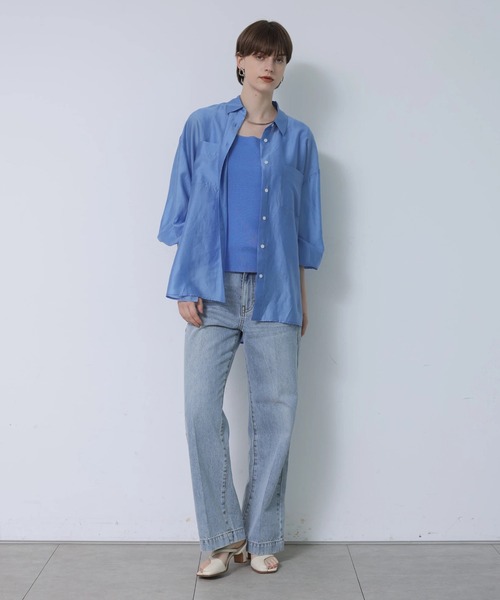CADUNE(カデュネ)の「ハートセンタープレスデニム(その他パンツ・レディース・ブルー/ネイビー/ライトブルー・38/36/34/40)」の21枚目の写真