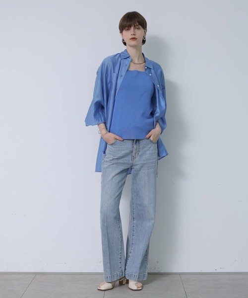 CADUNE(カデュネ)の「ハートセンタープレスデニム(その他パンツ・レディース・ブルー/ネイビー/ライトブルー・38/36/34/40)」の22枚目の写真