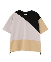 BEAVER（ビーバー）の「B omnivore/ビーオムニボー　PANEL TEE パネル切り替えTEE（Tシャツ/カットソー）」