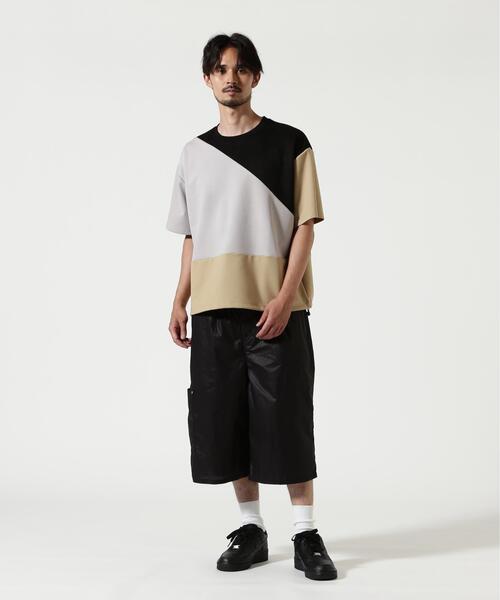 BEAVER(ビーバー)の「B omnivore/ビーオムニボー PANEL TEE パネル切り替えTEE(Tシャツ/カットソー・メンズ・ブラック・L/M)」の15枚目の写真