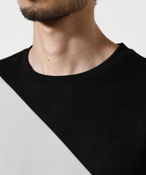 BEAVER(ビーバー)の「B omnivore/ビーオムニボー PANEL TEE パネル切り替えTEE(Tシャツ/カットソー・メンズ・ブラック・L/M)」の11枚目の写真