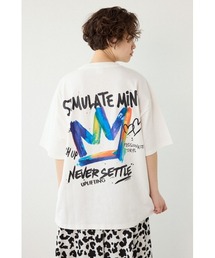 RODEO CROWNS WIDE BOWL（ロデオクラウンズワイドボウル）の「レインボーインクプリントTシャツ（Tシャツ/カットソー）」