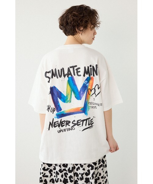 セール】レインボーインクプリントTシャツ（Tシャツ/カットソー