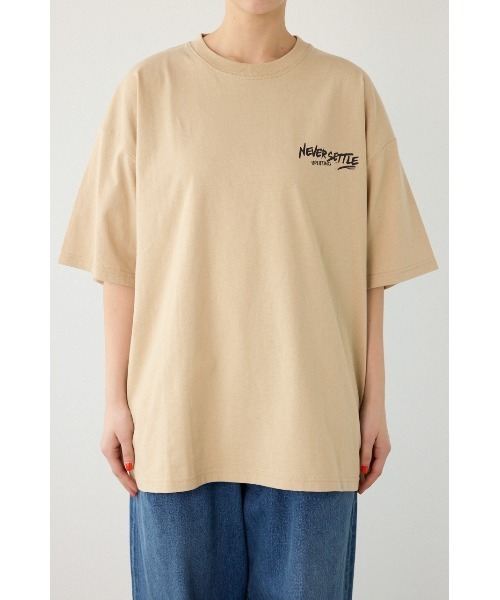 RODEO CROWNS WIDE BOWL(ロデオクラウンズワイドボウル)の「レインボーインクプリントTシャツ(Tシャツ/カットソー・レディース・ピンク/ベージュ/ブラック/オフホワイト・MEDIUM/LARGE)」の12枚目の写真