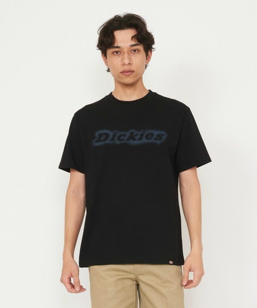 Dickies(ディッキーズ)の「Dickies/ディッキーズ グラフィックTシャツ 半袖(Fuzzy Logo)(Tシャツ/カットソー・メンズ・オレンジ/ホワイト/ブラック・MEDIUM/X-LARGE/LARGE)」の2枚目の写真