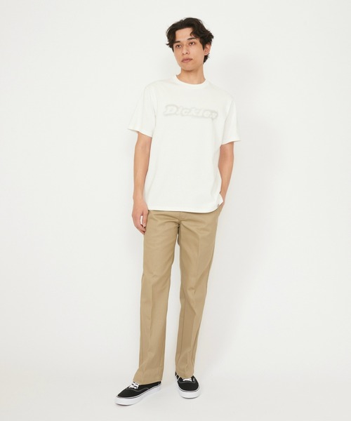 Dickies(ディッキーズ)の「Dickies/ディッキーズ グラフィックTシャツ 半袖(Fuzzy Logo)(Tシャツ/カットソー・メンズ・オレンジ/ホワイト/ブラック・MEDIUM/X-LARGE/LARGE)」の19枚目の写真