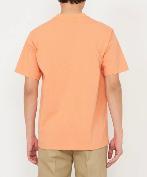 Dickies(ディッキーズ)の「Dickies/ディッキーズ グラフィックTシャツ 半袖(Fuzzy Logo)(Tシャツ/カットソー・メンズ・オレンジ/ホワイト/ブラック・MEDIUM/X-LARGE/LARGE)」の8枚目の写真