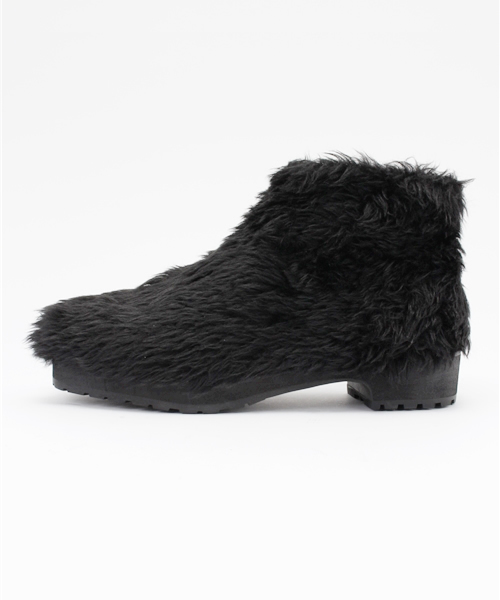 OUTLET（アウトレット）の「【IKUMI】FAKEFARBOOTS（ブーツ・レディース・ブラック/ホワイト・LARGE/MEDIUM）」の3枚目の写真