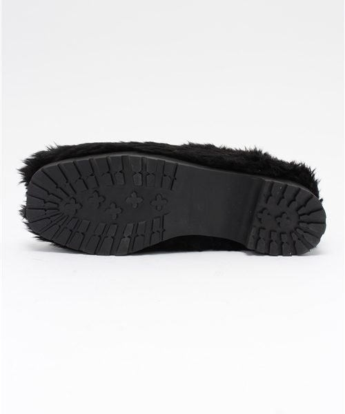 OUTLET（アウトレット）の「【IKUMI】FAKEFARBOOTS（ブーツ・レディース・ブラック/ホワイト・LARGE/MEDIUM）」の4枚目の写真