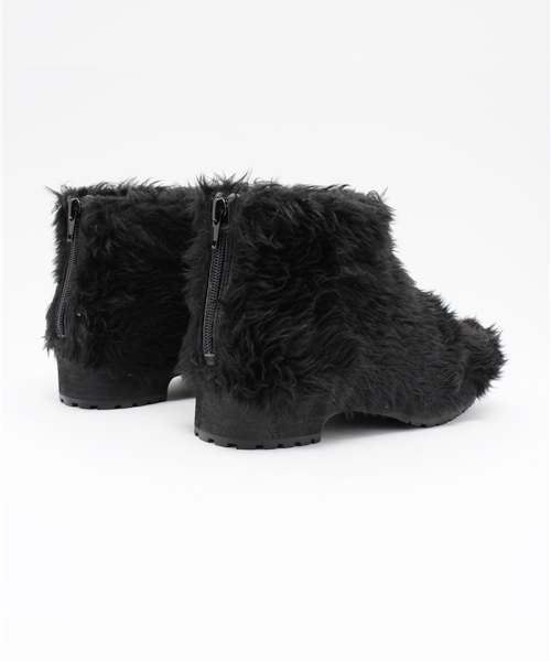 OUTLET（アウトレット）の「【IKUMI】FAKEFARBOOTS（ブーツ・レディース・ブラック/ホワイト・LARGE/MEDIUM）」の5枚目の写真