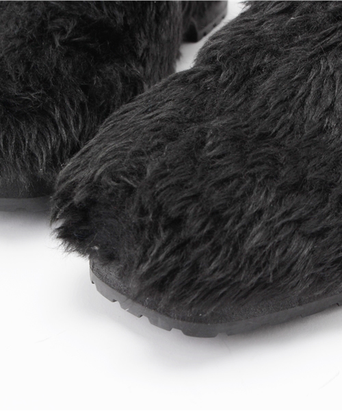 OUTLET（アウトレット）の「【IKUMI】FAKEFARBOOTS（ブーツ・レディース・ブラック/ホワイト・LARGE/MEDIUM）」の6枚目の写真