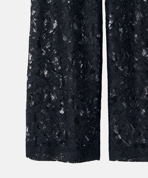 LE CIEL BLEU(ルシェルブルー)の「シアーフローラルレースパンツ/Sheer Floral Lace Pants(その他パンツ・レディース・ブラック・34/36/38)」の11枚目の写真