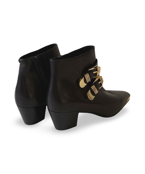Jeffrey Campbell（ジェフリーキャンベル）の「メタルトゥバックルショートブーツ（ブーツ・レディース・ブラック・38/37/36/39）」の4枚目の写真
