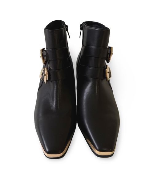 Jeffrey Campbell（ジェフリーキャンベル）の「メタルトゥバックルショートブーツ（ブーツ・レディース・ブラック・38/37/36/39）」の3枚目の写真