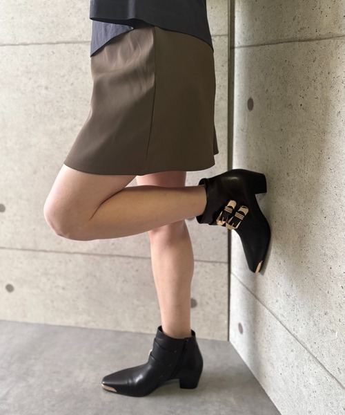 Jeffrey Campbell（ジェフリーキャンベル）の「メタルトゥバックルショートブーツ（ブーツ・レディース・ブラック・38/37/36/39）」の16枚目の写真