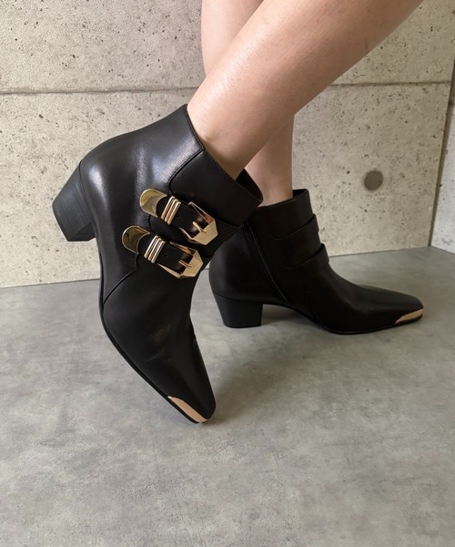 Jeffrey Campbell（ジェフリーキャンベル）の「メタルトゥバックルショートブーツ（ブーツ・レディース・ブラック・38/37/36/39）」の11枚目の写真