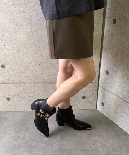 Jeffrey Campbell（ジェフリーキャンベル）の「メタルトゥバックルショートブーツ（ブーツ・レディース・ブラック・38/37/36/39）」の15枚目の写真
