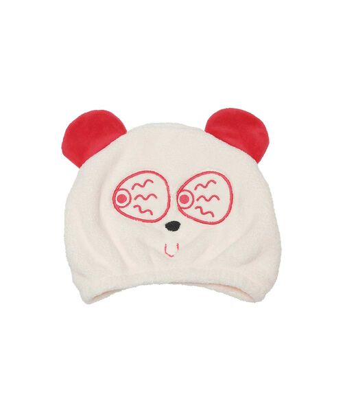 HYSTERIC GLAMOUR(ヒステリックグラマー)の「RED EYE PANDA ヘアキャップ(キャップ・レディース・ホワイト・FREE)」の1枚目の写真