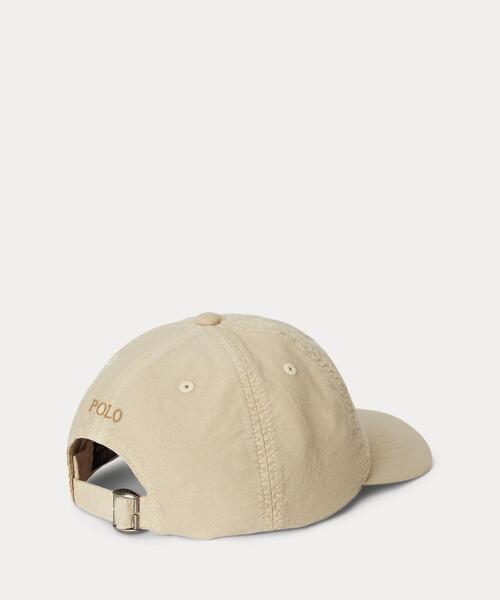 POLO RALPH LAUREN CHILDRENSWEAR(ポロ ラルフ ローレン チルドレンズウェア)の「コットン オックスフォード ボール キャップ(キャップ・キッズ・ブラウン系6・S/M)」の2枚目の写真