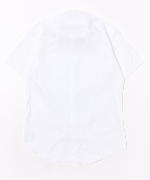 TOKYO SHIRTS(トウキョウシャツ)の「【吸水速乾】 形態安定ノンアイロン ホリゾンタルワイド 半袖ビジネスワイシャツ(ビジネスシャツ・メンズ・ホワイト・首回り43cm/首回り41cm/首回り42cm/首回り39cm/首回り37cm)」の7枚目の写真