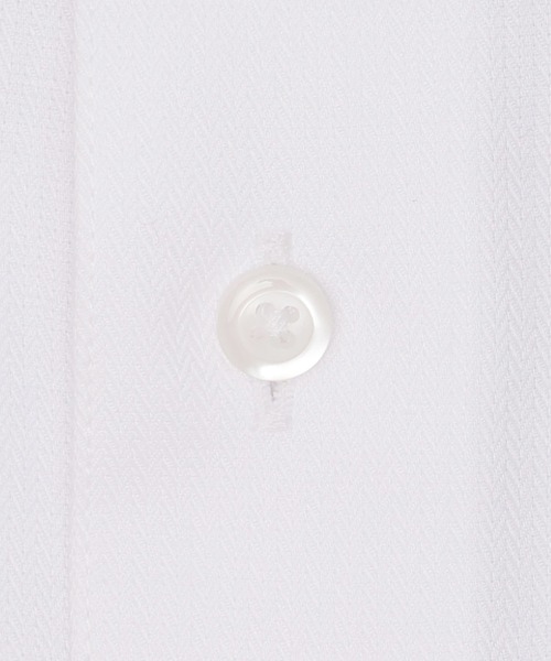 TOKYO SHIRTS(トウキョウシャツ)の「【吸水速乾】 形態安定ノンアイロン ホリゾンタルワイド 半袖ビジネスワイシャツ(ビジネスシャツ・メンズ・ホワイト・首回り43cm/首回り41cm/首回り42cm/首回り39cm/首回り37cm)」の4枚目の写真