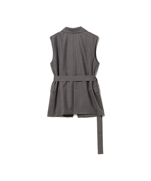 Demi-Luxe BEAMS（デミルクス ビームス）の「エディター東原妙子 × Demi-Luxe BEAMS / ウォッシャブルウール ジレ[撥水加工]（ベスト・レディース・ベージュ系その他/グレー系その他/ネイビー・38/36）」の15枚目の写真