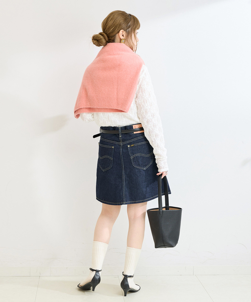 B.C STOCK(ベーセーストック)の「《追加3》手洗い可 / ストレッチフラワーレースプルオーバー(Tシャツ/カットソー・レディース・ホワイト/ブラック・FREE)」の18枚目の写真