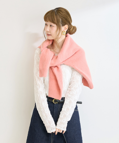 B.C STOCK(ベーセーストック)の「《追加3》手洗い可 / ストレッチフラワーレースプルオーバー(Tシャツ/カットソー・レディース・ホワイト/ブラック・FREE)」の19枚目の写真