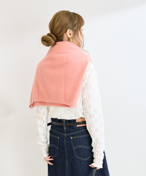 B.C STOCK(ベーセーストック)の「《追加3》手洗い可 / ストレッチフラワーレースプルオーバー(Tシャツ/カットソー・レディース・ホワイト/ブラック・FREE)」の22枚目の写真