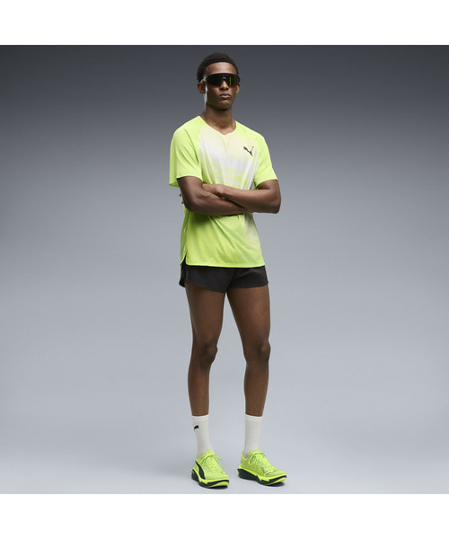 PUMA(プーマ)の「PUMA プーマ メンズ ディヴィエイト ニトロ エリート 4 ランニングシューズ(スニーカー・メンズ・ラベンダー/レッド系その他/ライム・27.5cm/28.0cm/28.5cm/26.0cm/26.5cm/27.0cm/29.0cm/30.0cm/25.5cm/25.0cm)」の4枚目の写真