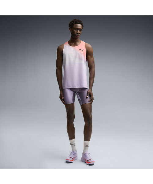 PUMA(プーマ)の「PUMA プーマ メンズ ディヴィエイト ニトロ エリート 4 ランニングシューズ(スニーカー・メンズ・ラベンダー/レッド系その他/ライム・27.5cm/28.0cm/28.5cm/26.0cm/26.5cm/27.0cm/29.0cm/30.0cm/25.5cm/25.0cm)」の12枚目の写真