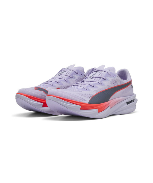 PUMA(プーマ)の「PUMA プーマ メンズ ディヴィエイト ニトロ エリート 4 ランニングシューズ(スニーカー・メンズ・ラベンダー/レッド系その他/ライム・27.5cm/28.0cm/28.5cm/26.0cm/26.5cm/27.0cm/29.0cm/30.0cm/25.5cm/25.0cm)」の14枚目の写真