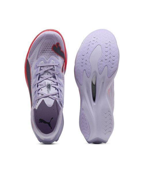 PUMA(プーマ)の「PUMA プーマ メンズ ディヴィエイト ニトロ エリート 4 ランニングシューズ(スニーカー・メンズ・ラベンダー/レッド系その他/ライム・27.5cm/28.0cm/28.5cm/26.0cm/26.5cm/27.0cm/29.0cm/30.0cm/25.5cm/25.0cm)」の16枚目の写真