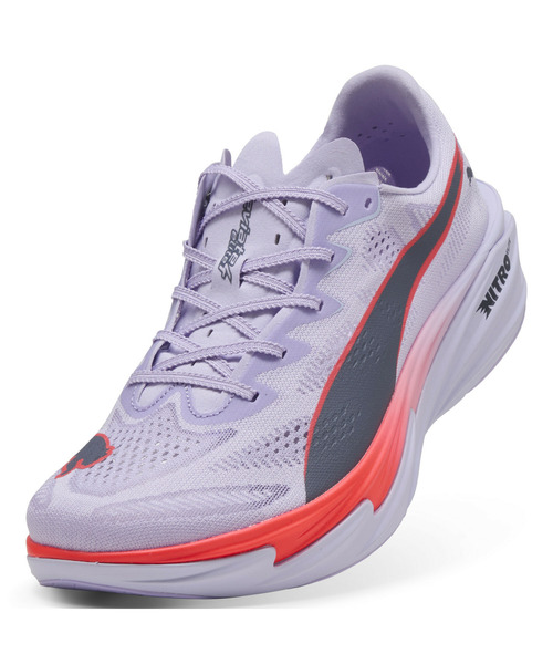 PUMA(プーマ)の「PUMA プーマ メンズ ディヴィエイト ニトロ エリート 4 ランニングシューズ(スニーカー・メンズ・ラベンダー/レッド系その他/ライム・27.5cm/28.0cm/28.5cm/26.0cm/26.5cm/27.0cm/29.0cm/30.0cm/25.5cm/25.0cm)」の18枚目の写真