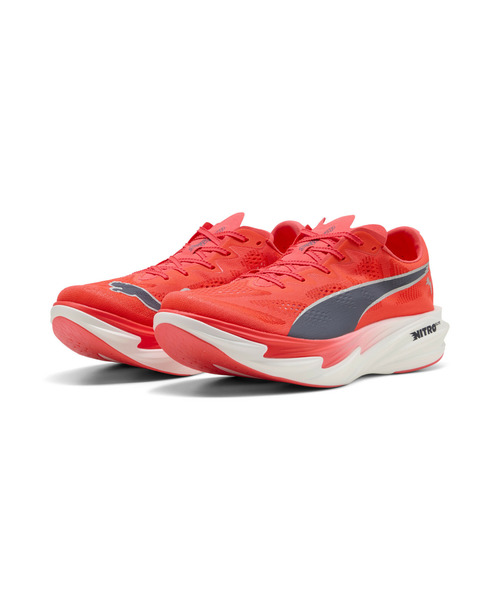 PUMA(プーマ)の「PUMA プーマ メンズ ディヴィエイト ニトロ エリート 4 ランニングシューズ(スニーカー・メンズ・ラベンダー/レッド系その他/ライム・27.5cm/28.0cm/28.5cm/26.0cm/26.5cm/27.0cm/29.0cm/30.0cm/25.5cm/25.0cm)」の20枚目の写真