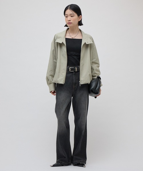 Lui's(ルイス)の「デニムストレートパンツ(デニムパンツ・レディース・インディゴブルー/ブラック・36/38)」の11枚目の写真