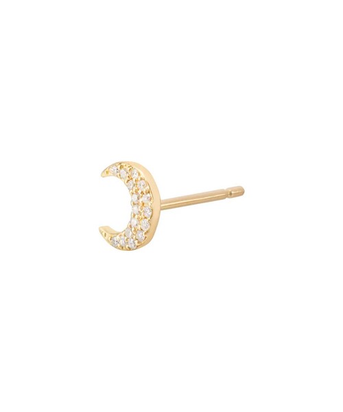 THE TOKYO(ザトウキョウ)の「【Bijou de M/ビジュードエム】The Moon Earring/ザムーンイヤリング(イヤリング・レディース・シルバー/ゴールド・FREE)」の4枚目の写真