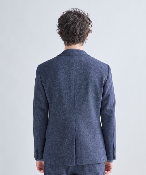 MEN'S BIGI（メンズビギ）の「ウール混ツイルジャージジャケット（テーラードジャケット・メンズ・ネイビー/ライトグレー/グレー系その他/ブラウン・01/02/03/04/05）」の14枚目の写真