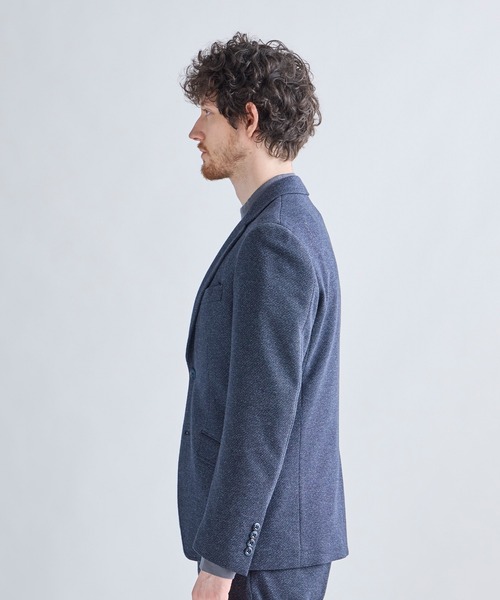 MEN'S BIGI（メンズビギ）の「ウール混ツイルジャージジャケット（テーラードジャケット・メンズ・ネイビー/ライトグレー/グレー系その他/ブラウン・01/02/03/04/05）」の13枚目の写真