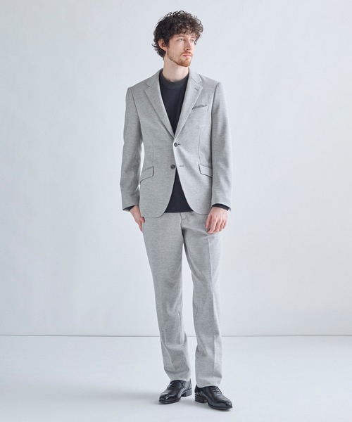 MEN'S BIGI（メンズビギ）の「ウール混ツイルジャージジャケット（テーラードジャケット・メンズ・ネイビー/ライトグレー/グレー系その他/ブラウン・01/02/03/04/05）」の15枚目の写真