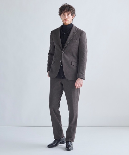 MEN'S BIGI（メンズビギ）の「ウール混ツイルジャージジャケット（テーラードジャケット・メンズ・ネイビー/ライトグレー/グレー系その他/ブラウン・01/02/03/04/05）」の17枚目の写真