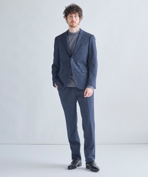 MEN'S BIGI（メンズビギ）の「ウール混ツイルジャージジャケット（テーラードジャケット・メンズ・ネイビー/ライトグレー/グレー系その他/ブラウン・01/02/03/04/05）」の16枚目の写真