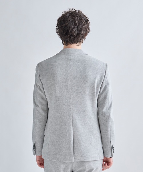 MEN'S BIGI（メンズビギ）の「ウール混ツイルジャージジャケット（テーラードジャケット・メンズ・ネイビー/ライトグレー/グレー系その他/ブラウン・01/02/03/04/05）」の12枚目の写真